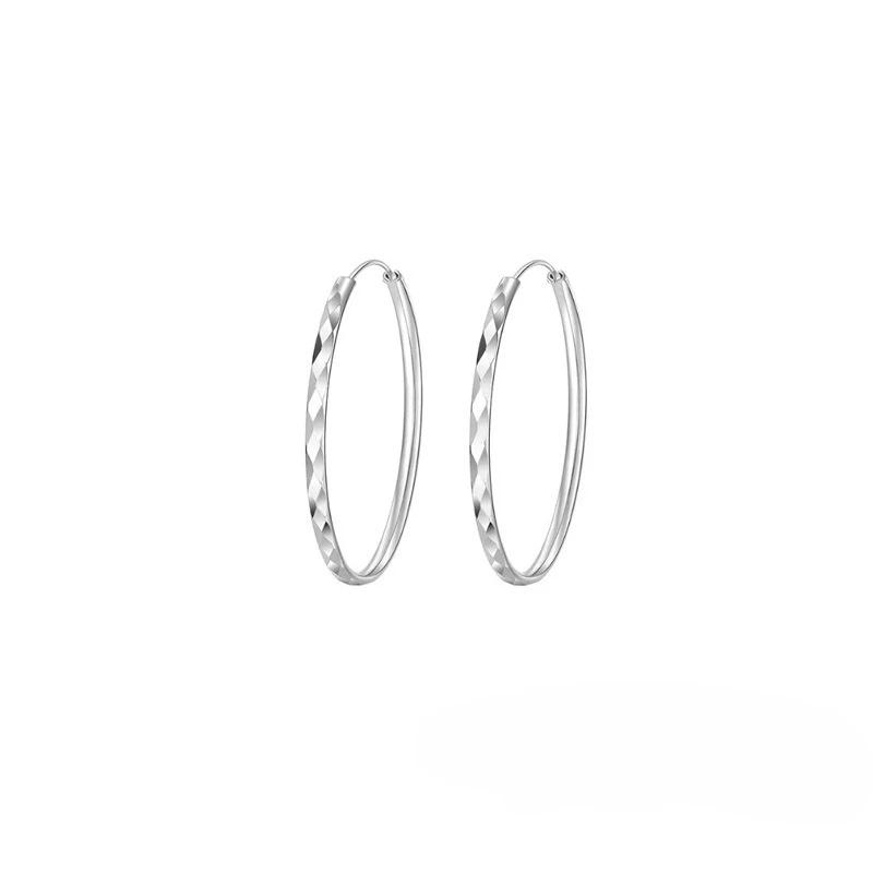 Women's Round Earring, New Collection  Big Hoop Earrings Fashion Women Zircon
