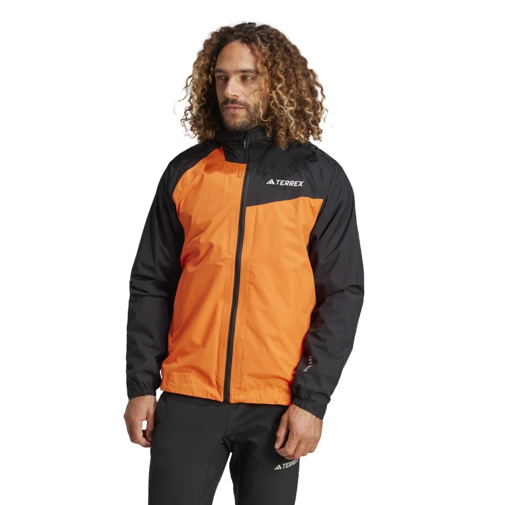 Softshell Terrex Multi Rdy Jacket HAU46 [Adidas] 2-Layer Rain. Men's Semi-Impact Orange/Black (IW8883) J/M