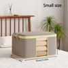 Extra-Large Foldable Storage Bag Portable Freestanding Organizer for Clothes Blankets  Bedding Storage