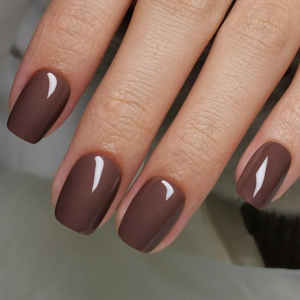 Short Solid Color Nail Plate,woman's Handmade Wearable Nail