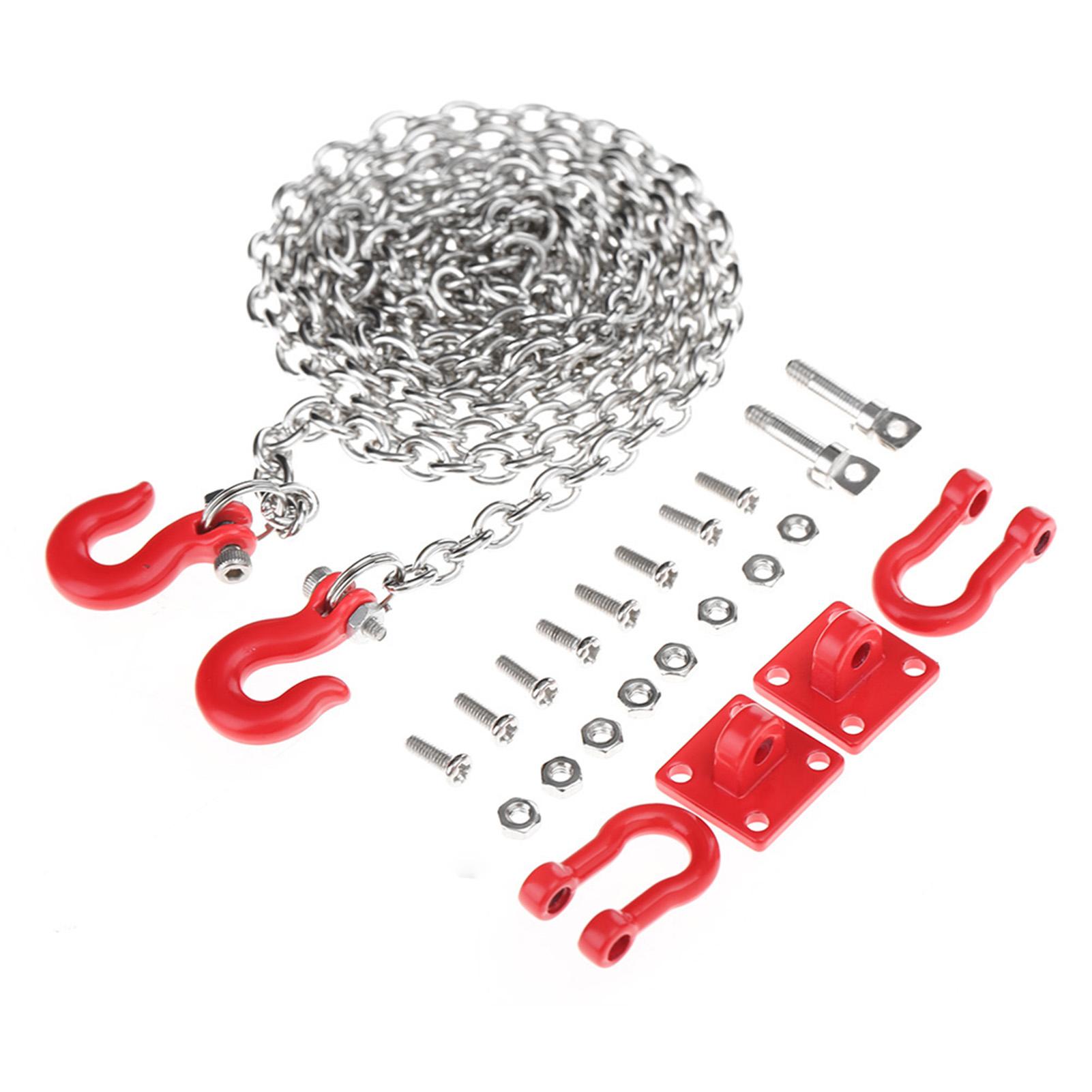 

U Shaped Rescue Tow Hook Trailer Chain Assemble Parts for RC Climbing Crawler Car