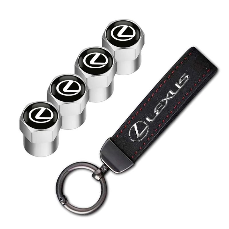 Car Tire Wheel Valve Caps Cover/Car Key Chain Ring Keychain For Lexus RX300 IS200 IS250 ES350 Ct200h UX250h NX300h RX350 ES300h