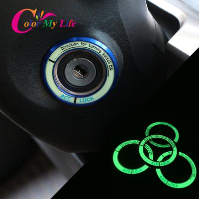 Autocollant décoratif pour interrupteur d'allumage, pour Kia Rio K2 K3, Hyundai Solaris Verna Sonata Elantra