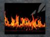 TABLA DE CORTAR DE CRISTAL 52x40 FUEGO