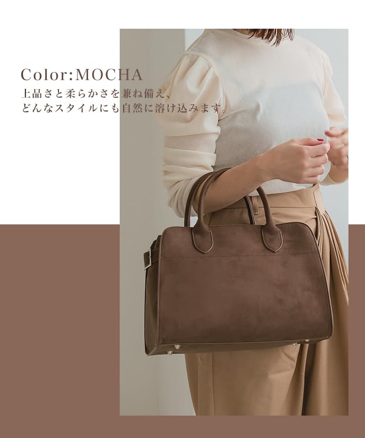 DONOBAN Women's Side Belt Tote Bag with Shoulder Strap, 2-Way Boston Bag, Black