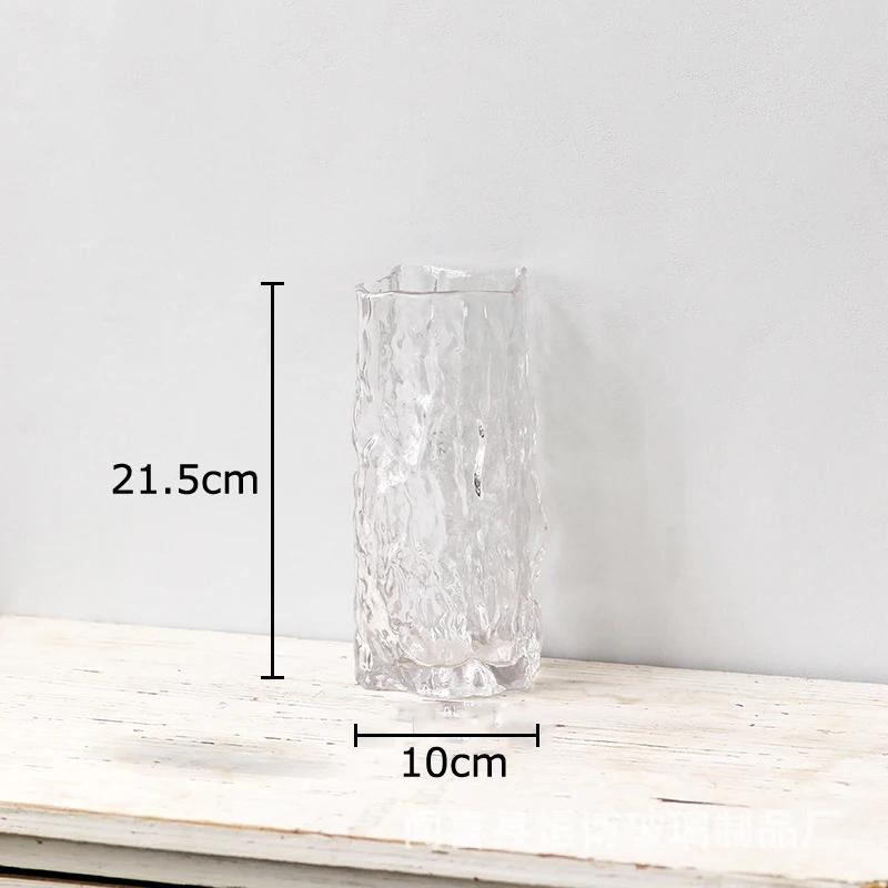

Colorful Gradient Glass Vase Desk Decoration Flower Arrangement Hydroponics Flower Pots Floral Vases Room Aesthetic Decor