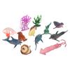 12pcs Sea Animals Figure Educational Fun Vivid Shapes Improving Language Skills Safe Plastic Ocean Animals Models