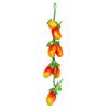 1Set Artificial Hanging String Simulation Lifelike Vegetable Fruit Garland Vine for Home Kitchen Farm Party Wall Decor