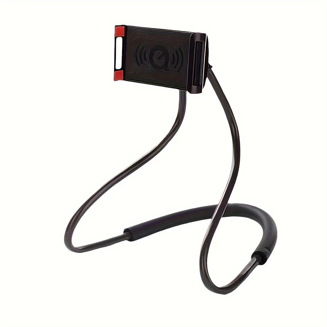 

Регулируемая высота Держатель для мобильного телефона на шею Подвесной Ленивый Крепление для сотового телефона Аксессуары Регулируемый 360 градусов Держатель для телефонов Подставка чёрный