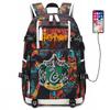 Magic School Usb Student School Bag Harry Potter Backpack Men'S And Women'S Casual Travel Bag