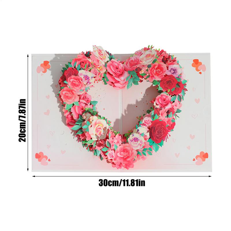 Mother Flower Greeting Card Pop Up Paper Greeting Card For Mom Exquisite Innovative Festival Accessories For Showing Your