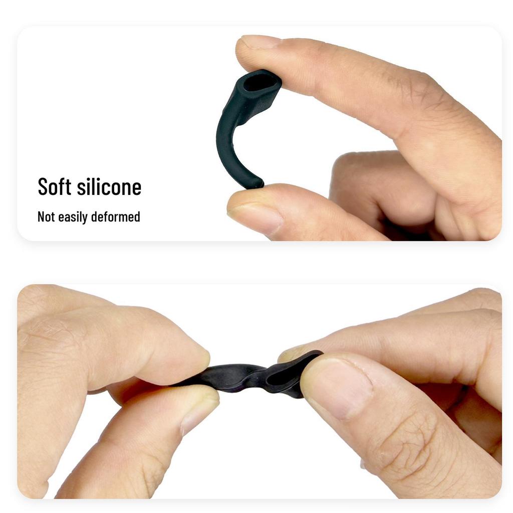 Thunderbird Air4 Silicone Ear Hook for Xreal OnePro Smart AI Glasses Compatible with Meta Leqi