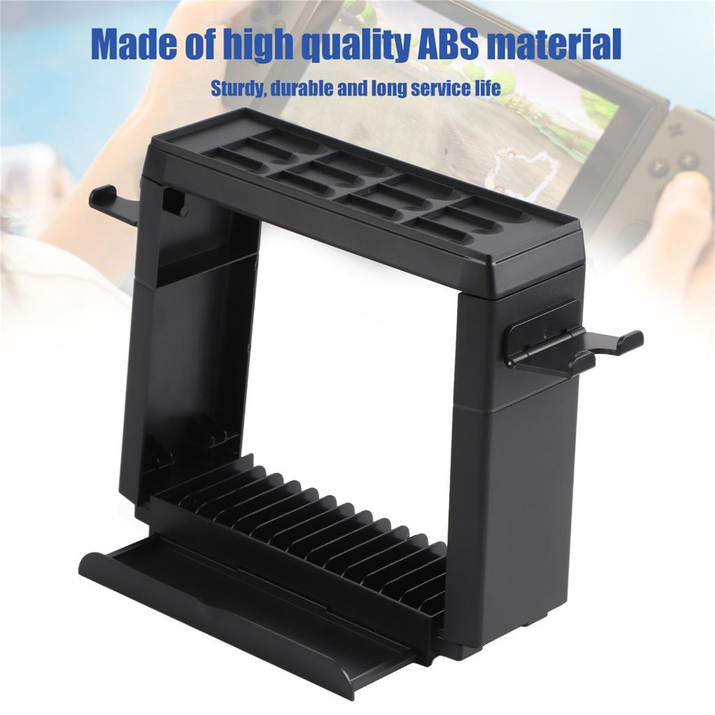 ABS Schwarzer Disc Multifunktionaler Disc Ständer Spielkarten Aufbewahrungsständer Basis Zubehör für Switch