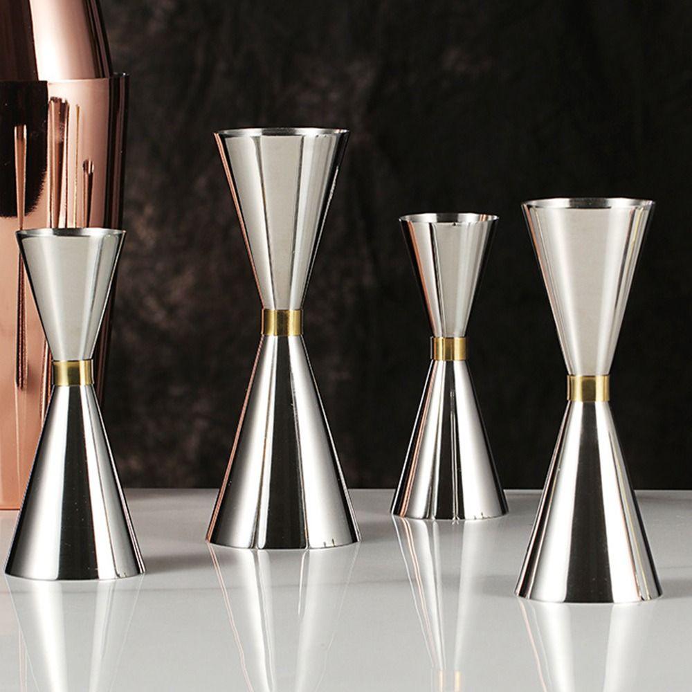 OZ/ML Double Cocktail Jigger Stainless Steel Measuring Cup Bar Measuring Jigger Kitchen