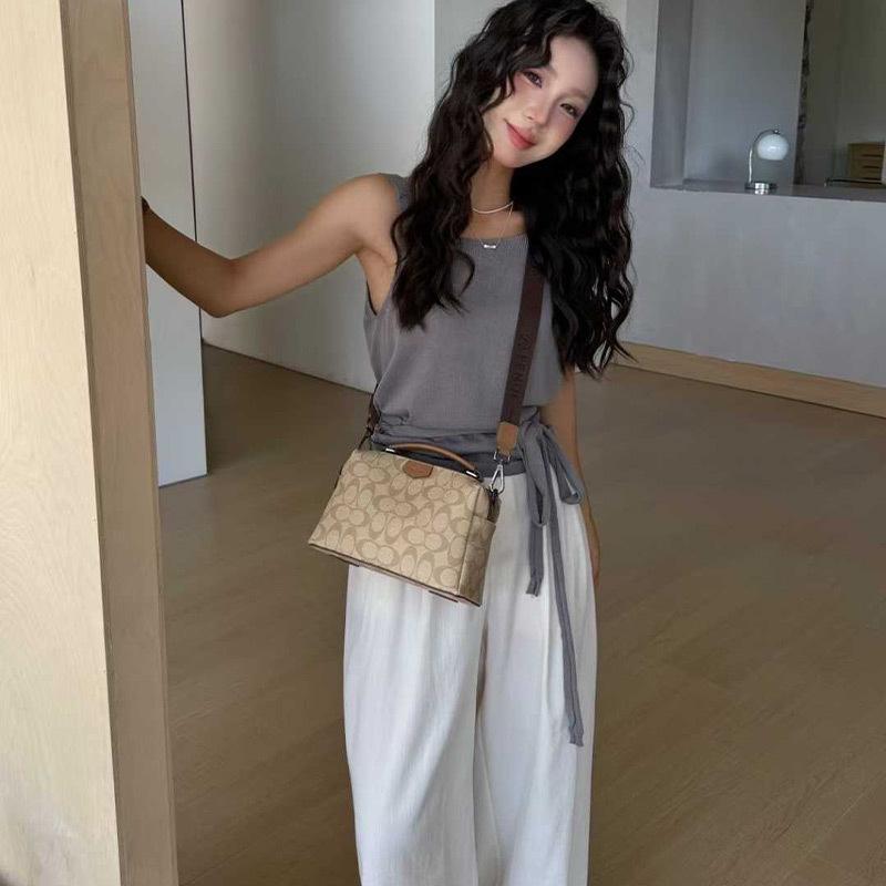 High End Light Luxury Niche Women's Hand-held Pillow Bag One Shoulder Crossbody Versatile Commuting Leisure Retro Boston
