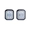 Chic Geometric Square Stud Earrings for Women Elegant Black Border and Sparkling Stone Earrings for Daily and Formal Occasions