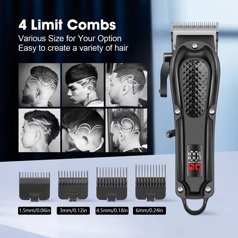 Powerful Electric Hair Clipper Cordless Beard Trimmer E Portable Beard Shaver Home Haircut