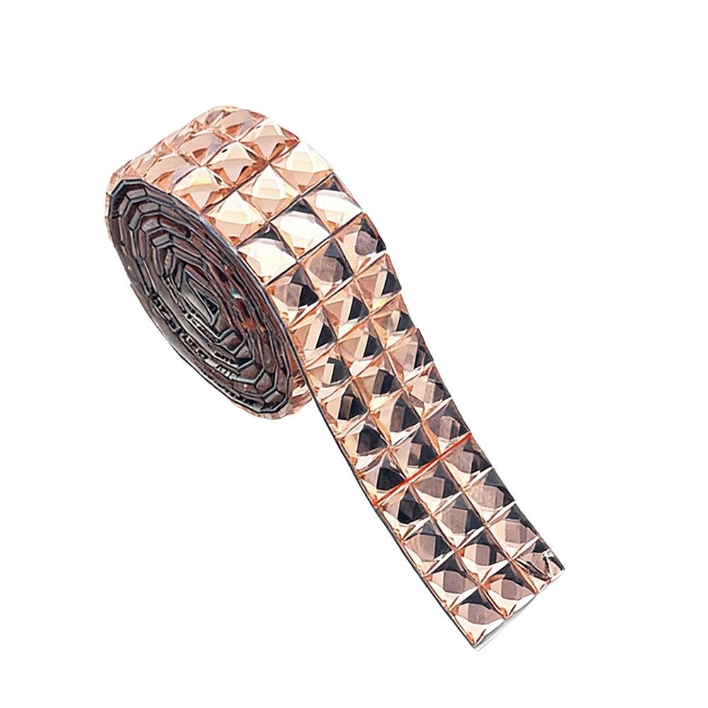 Resin Crystal Rhinestones Tape Trim Square-Shaped Decorations Trim Glass Rhinestone Sticker Rhinestone Appliques