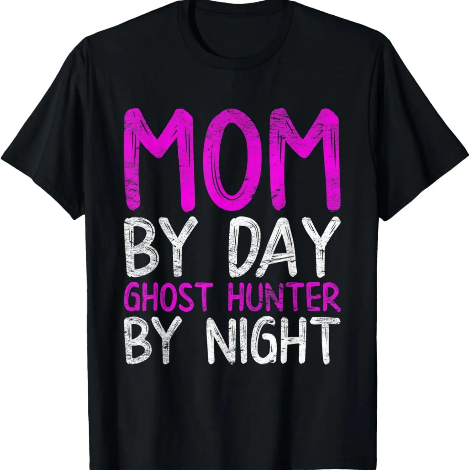 

Ghost Hunter Mother Women Gift Spooky Halloween T-Shirt XXXXXL чорний