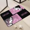 Felpudo Shoujo Mesita de Noche Entrada Cama Baño Suelo Decoración Manga Pasillo Felpudo Alfombra Sala de Estar N-NaNa Habitación Balcón