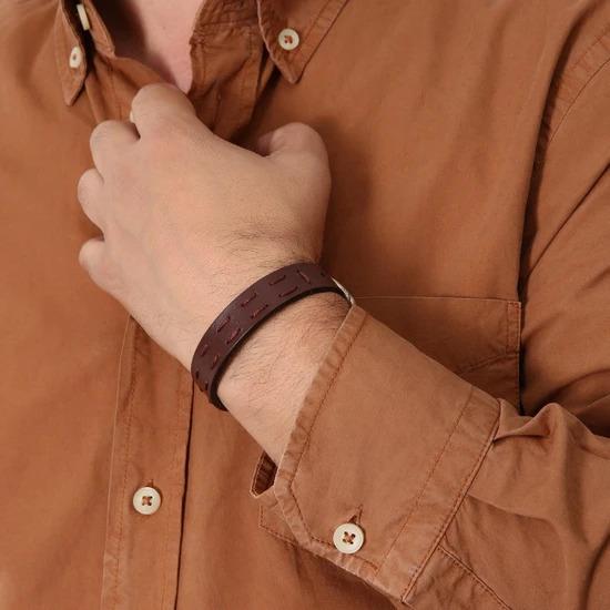 Fossil JA6732710 Vintage Casual Leather Bracelet