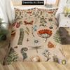 3D Print Fashion Red Mushroom Kawaii Bedding Set Boys Girls Twin Queen Full Size Duvet Cover Pillowcase Bed Adult Bedroom