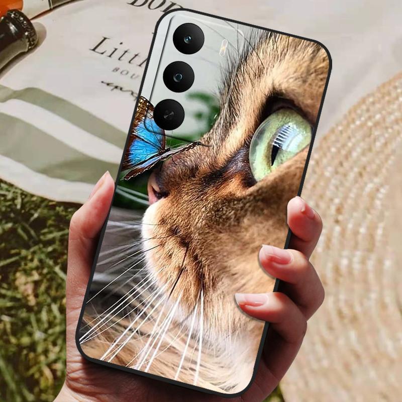 For OPPO Realme C71 Case Soft Silicone Luxury Shockproof Cover for Realme C73 TPU Coque Cute Cat Funda Shell RealmeC71 4G Global