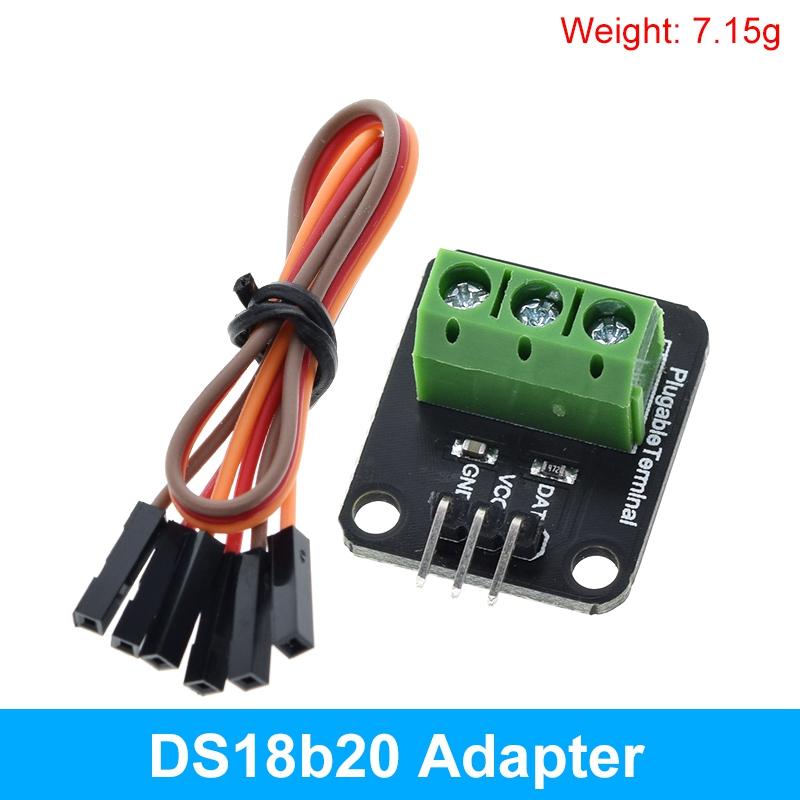 TZT DS1820 Stainless steel package Waterproof DS18b20 temperature probe temperature sensor 18B20 for arduino