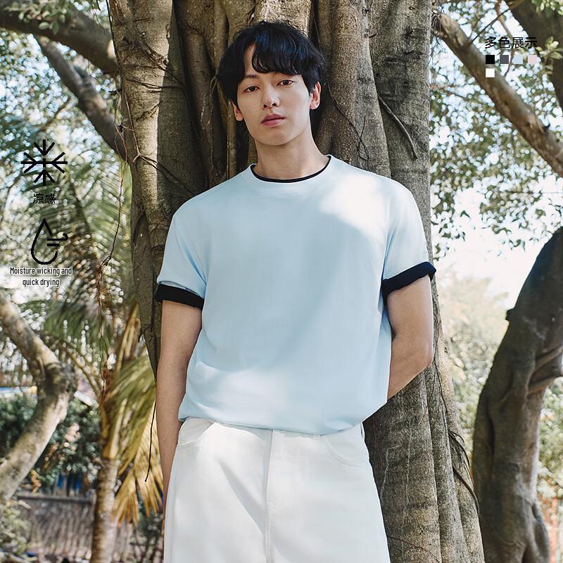 GXG Men s Cooling Quick-Dry Round Neck T-Shirt 2XL