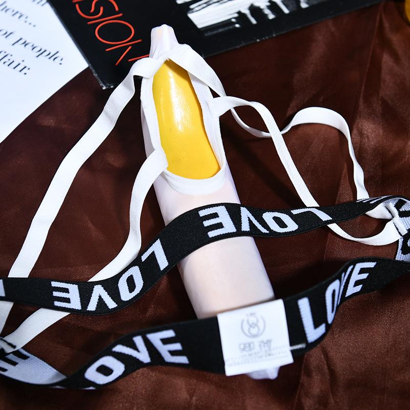 Adult Wearable Male Upturn Penis Sleeve Thong Fetish Bullet Separation Jockstrap Condom Stretchy Panties Thin Seemless Lingerie