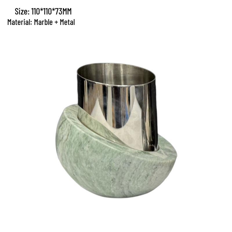 Meibao Geometrisk Marmorvas för Blomsterarrangemang - Hem-, Hotell- eller Showroomdekor