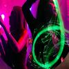 7 Colors 4 Modes 360 Degree Swivel Light Up LED Fiber Optic Whip for Rave Party Music Festival ( No Battery )