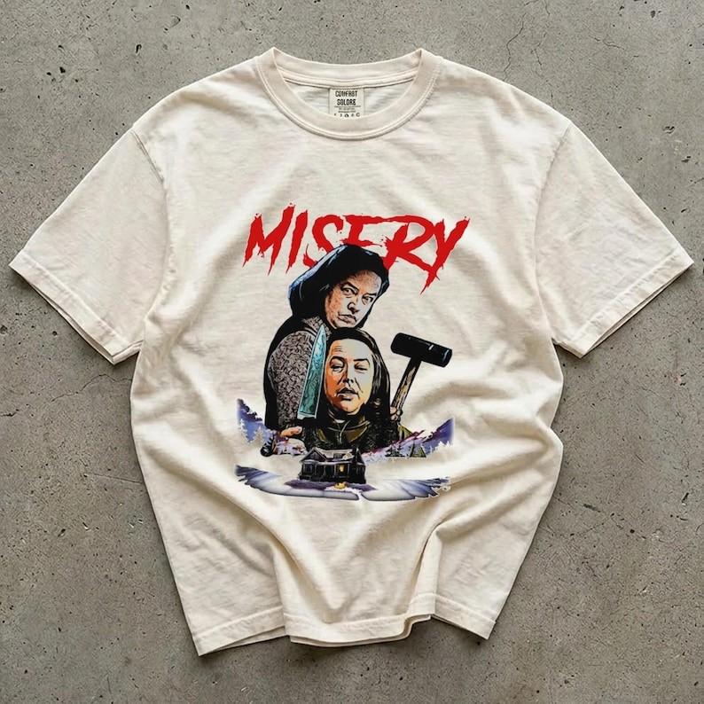 Misery Movie Shirt, Annie Wilkes Sledgehammer Tee, Stephen King Horror Apparel,