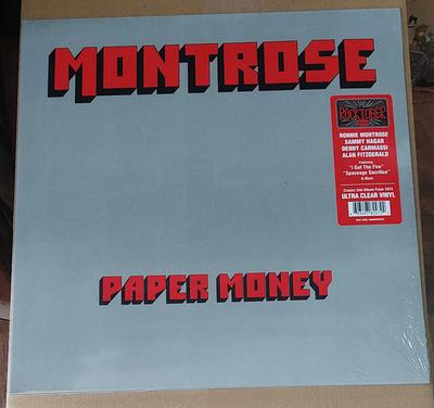 LP Record MONTROSE (2) - Paper Money RCV12823 Warner Records 2024 Europe Rock