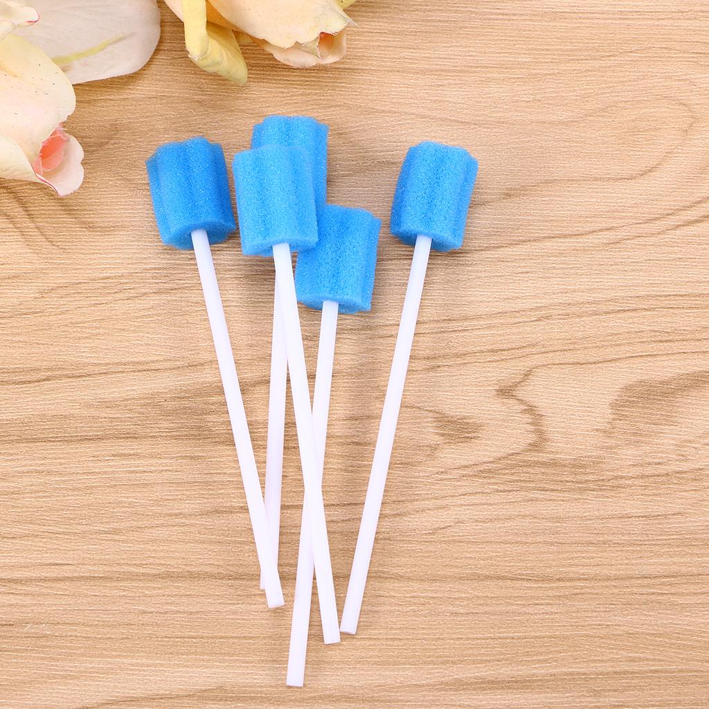 Buy 100PCS Sponge Stick Disposable Lightweight Safe Mouth Care Oral