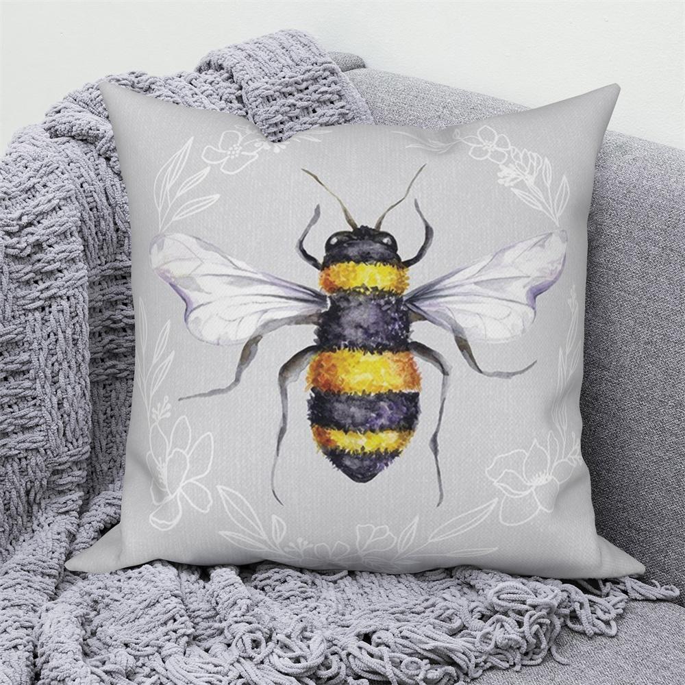 

Декоративная наволочка для дома, автомобиля, офиса, украшение Мелиссы, цветочная роспись, декоративная подушка для дивана 40x40cm