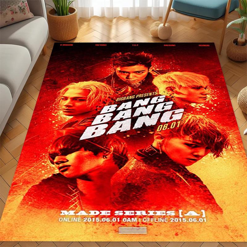 BigBang Last Dance: Osaka 2017 Carpet Floor Mats Doormat Room Protective Pad Christmas Gifts