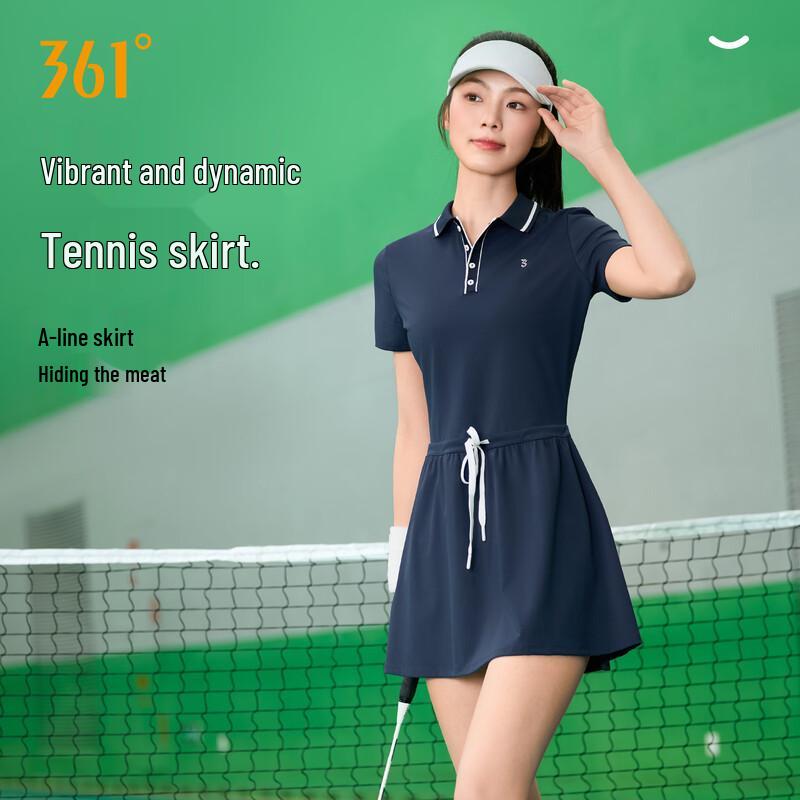 361° Women s Short-Sleeved Polo Tennis Dress XL