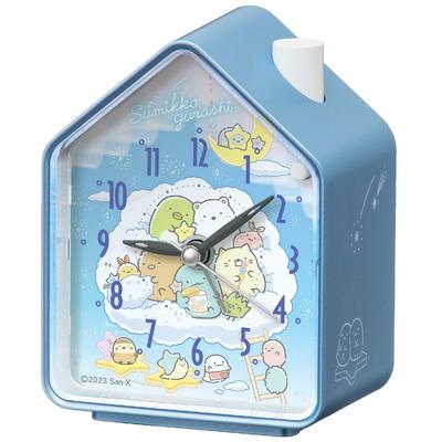 Wecker Sumikko Gurashi Hellblau Perlmutt 110 x 86 x 63mm CQ166L