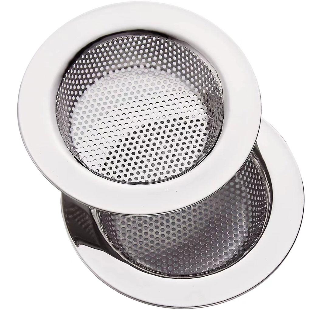 2piece Stainless Steel Drain Filter Easy To And Durable For Bathroom And Kitchen Sinks Sink Filter