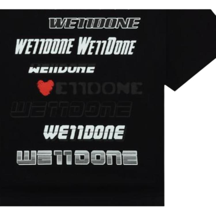 WE11DONE logo-print cotton T-shirt WD-TT3-22-901-U-BK