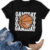 Basketball Mom Shirt Game Day Shirts Basketball Graphic Tshirts Basketball Lover Gifts Tops