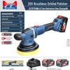 Dongcheng Cordless Brushless Orbital Polisher CN Plug (adapter Included)