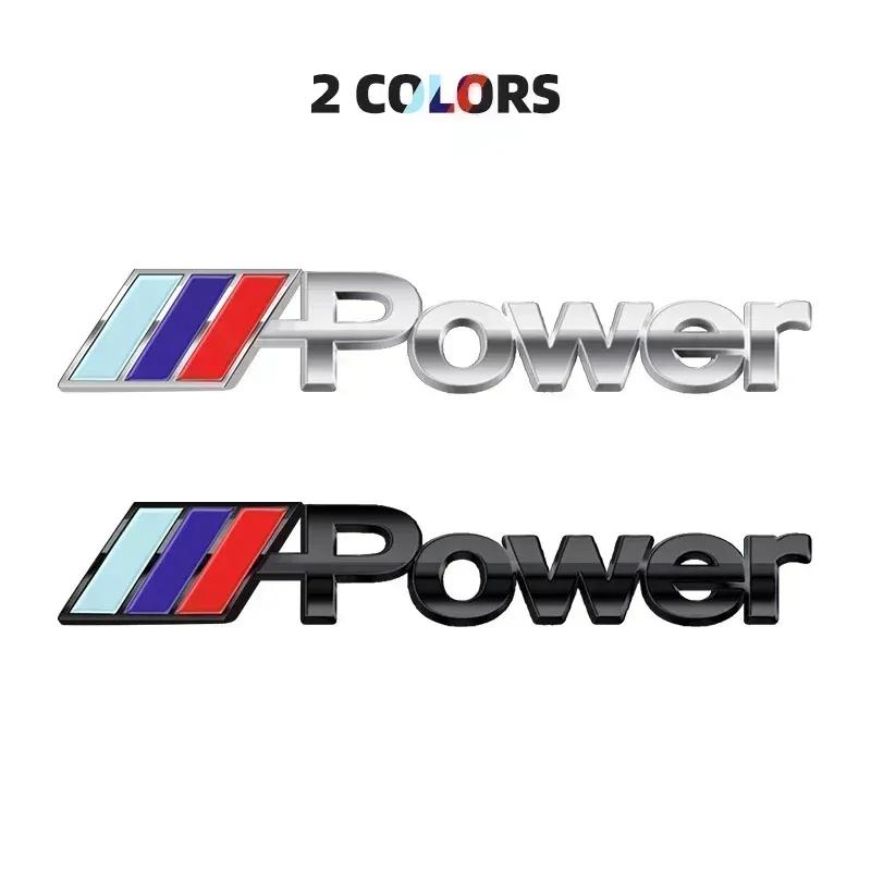 2PCS for BMW M M3 M4 M5 E60 X1 X5 X3 X7 X6 F10 F20 M Performance Metal Car Accessories Sticker Emblem Decal Exterior Decoration
