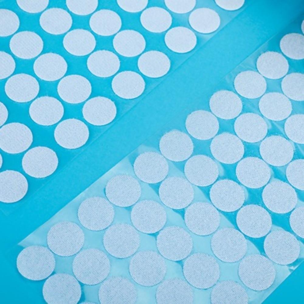 500/504 Pairs Felt Stickers Fastening Dots Tape Sticky Back Round Coins Sticker  Handwork