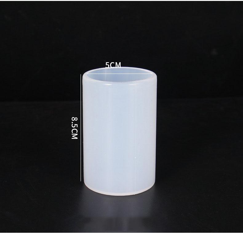 Cylinder Silicone Mold DIY Epoxy Resin Candle Mould Aromatherapy Candle Wax Molds Clay Plaster Craft Casting Mould Home Decor