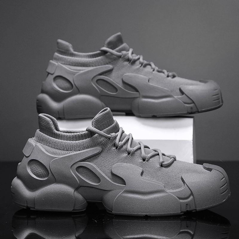 Mesh Upper Breathable Thick Platform Male Sports Shoes Cheap Liquidation Korean Walking Jump Outdoor Light Men's Casual Sneakers