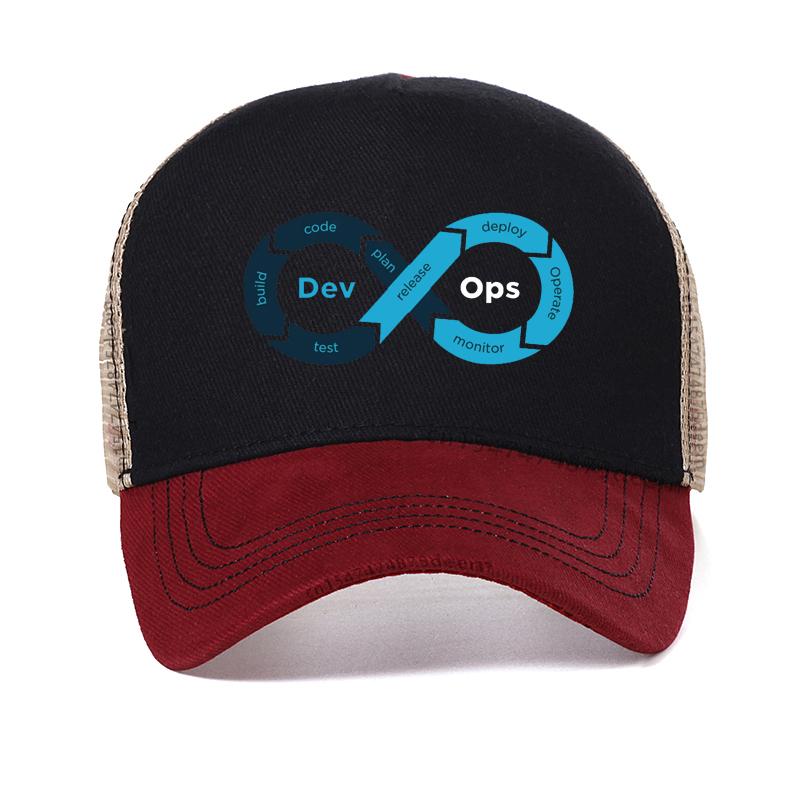 Python Programmer Geek Men hat DevOps caps Computer Software Developer Baseball Cap Programming Coder Coding Graphic hats Adjustable красный