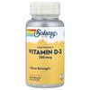 Solaray Vitamin D3 250mcg Veggie Capsules, 60 Count