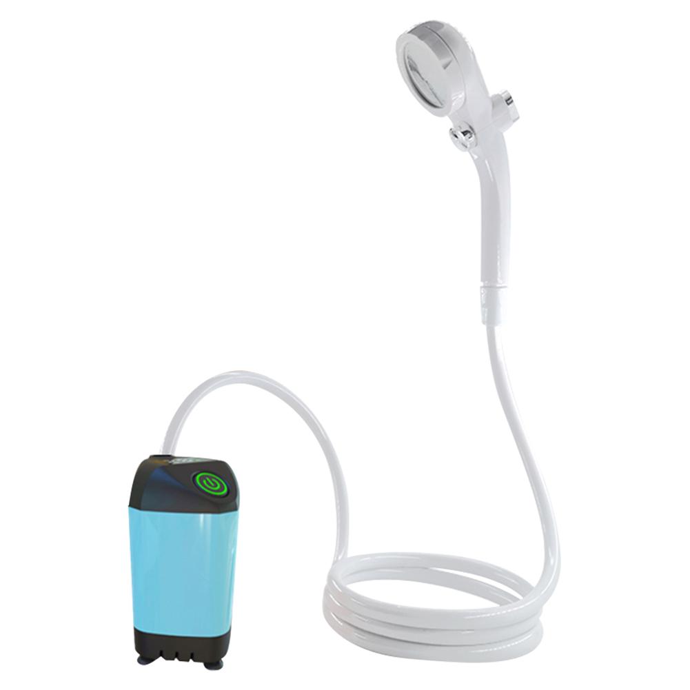 Venkovní kempingová sprcha Přenosná elektrická sprchová pumpa 4800mAh IPX7 Vodotěsná Snadné použití pro turistiku Cestování Pláž Zvíře